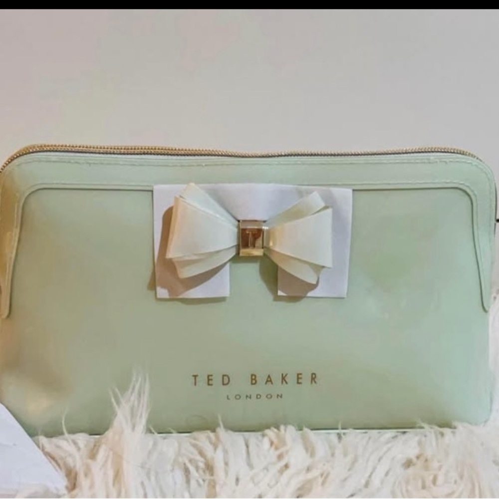Ted Baker Mint Bow Cosmetic Pouch